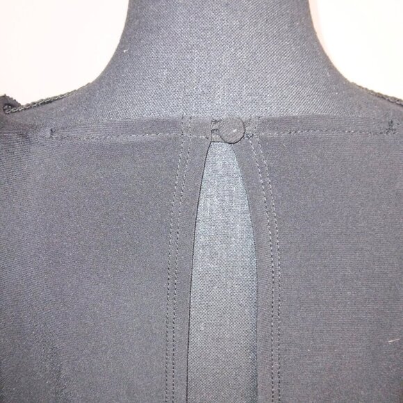 ELEGANT BLACK SLEEVELESS FORMAL GOWN FLOOR LENGTH EVENING PARTY DRESS - Picture 5 of 8